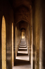 interior of an old bara imambara in lucknow, Lucknow Tourism  