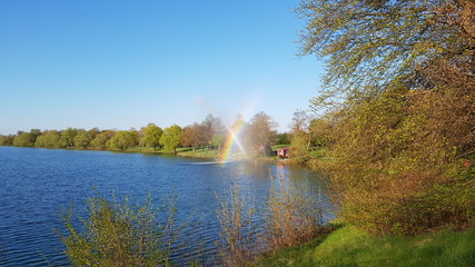 Lake Fasanerie in Munich