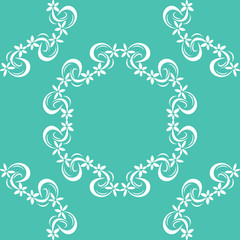 Floral seamless pattern, flower