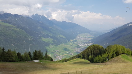 Landscape near Stubai in Austria
