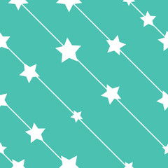 Geometric seamless pattern stars and lines