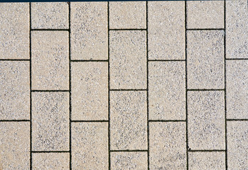 cobblestones on the ground of a city  avenue