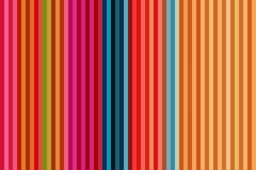 Obraz premium Colorful vertical line background or seamless striped wallpaper, textile fabric.