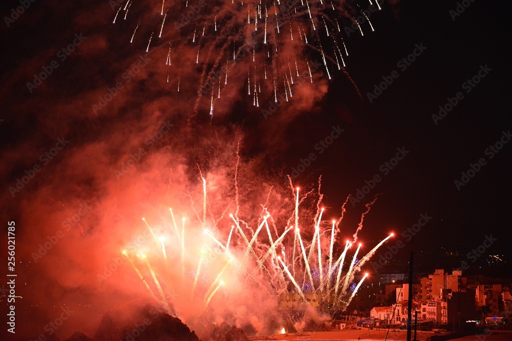 Wall mural fuegos artificiales