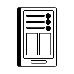 smartphone device isolated icon