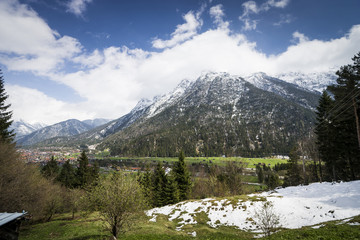 Karwendelspitze in Mittenwald, Germany