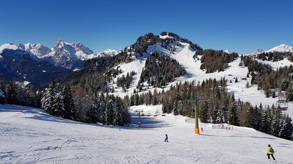 Ski region Civetta in Italy