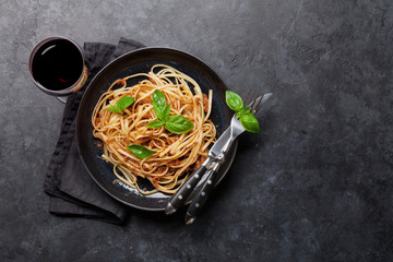 Spaghetti bolognese pasta