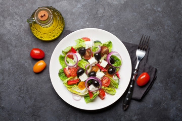 Greek salad plate