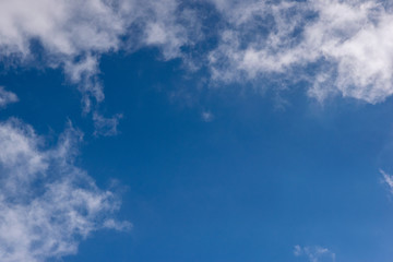 Obraz premium Bright blue Sky with clouds