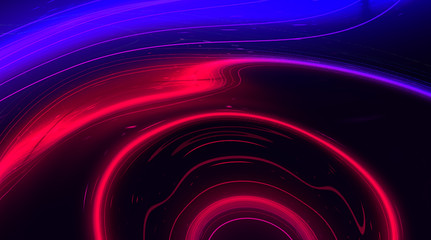 Abstract background neon with lines and glow