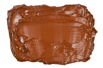 Chocolate cream background. Space for text or design.