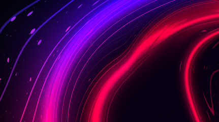 Abstract background neon with lines and glow