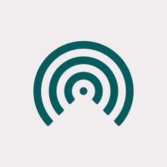 hot spot icon vector logo