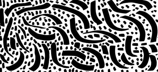 Hand drawn color interesting abstract background