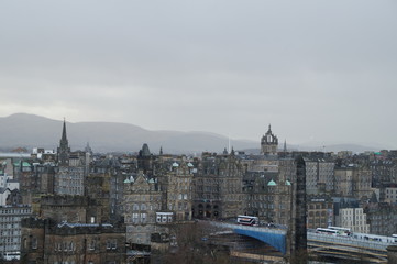 Fototapeta na wymiar Edinburgh im Februar