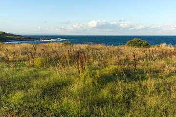 Amazing Sunset Landscape of the coastline of Chernomorets, Burgas region, Bulgaria