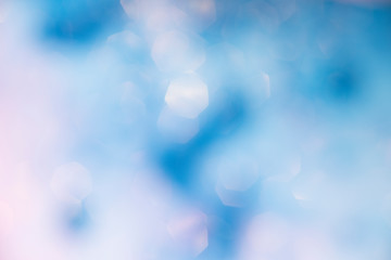 blurred background with colorful blue pink rose gold colors. blur wallpaper with light dots - Bilder