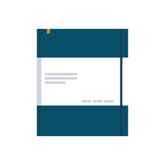 office notepad isolated icon