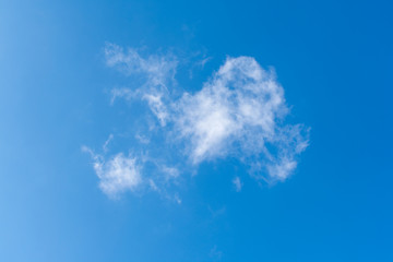 Some clouds in the sky. Background texture