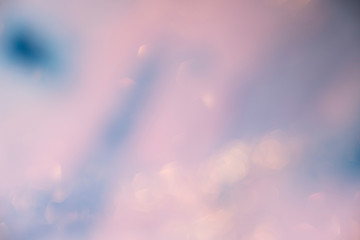 blurred background with colorful blue pink rose gold colors. blur wallpaper with light dots - Bilder