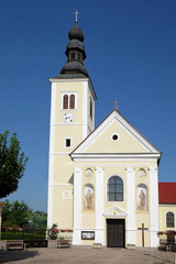 Parish Church of the Holy Cross in Zacretje, Croatia 