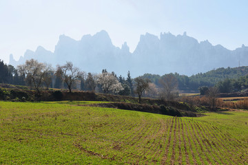 Fototapeta premium Montserrat mountain (Catalonia, Spain)