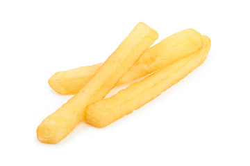 french fries on white
