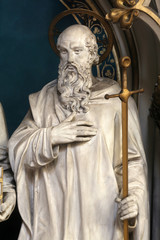 Saint Paul, altar of St. Peter and Paul in Zagreb cathedral 
