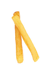 french fries on white