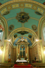 Fototapeta na wymiar Parish Church of the Holy Cross in Zacretje, Croatia 