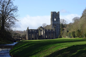 Obraz premium Fountains Abbey, Ripon, North Yorkshire