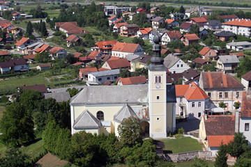 Parish Church of the Holy Cross in Zacretje, Croatia