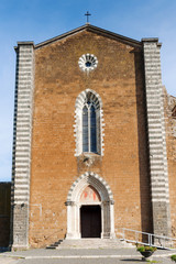Street of the city Orvieto, Italy, Umbria. 