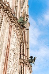 Panoramic view of Cathedral of Orvieto.