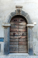 Street of the city Orvieto, Italy, Umbria. 