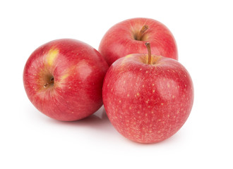 Fototapeta na wymiar Red apples isolated