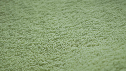 Soft green texture of towel. Cotton towel background and texture - Image