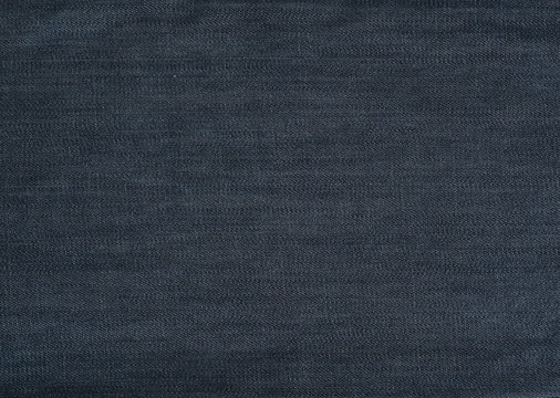 Dark Blue Jeans Texture Full Frame