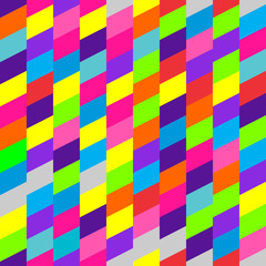 Abstract seamless background pattern with rhomboids.  Vector graphic illustration in full color.