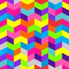 Abstract seamless background pattern with rhomboids.  Vector graphic illustration in full color.