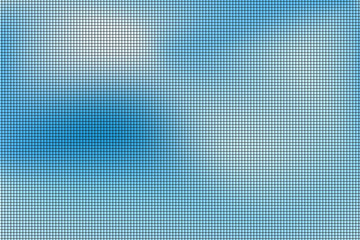 Background from the grid with a colored pastel blue gradient. Retro wave style.Vector illustration.
