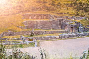 Incan spa and spring Tambo Machay near Cusco, Peru
