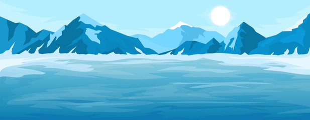 Panorama of the mountains