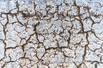 Cracks in the concrete structure. background. Place for your text.