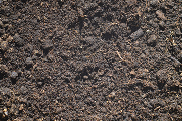Peat for agricultural plants. Peat background.