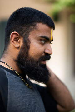 Portrait of bearded a man