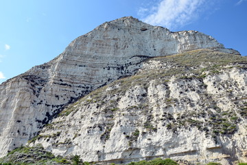 Cape Chirakman Great White Rock Landscape Nature Beauty Bulgaria Stock Photo