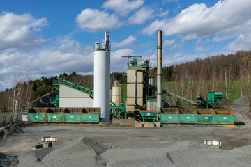industrial plant - stone pit