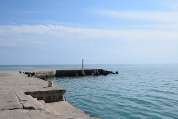 Cape Chirakman Great White Rock Bulgaria Stock Photo